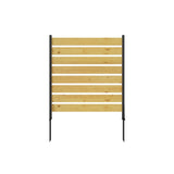 Goodyo 55"x38.5"W Cedar Wood Privacy Screen, Outdoor Privacy Walls, Privacy Wood Fence D163102090