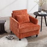 COOLMORE Wood Frame Armchair, Modern Accent Chair Lounge Chair for Living Room,Tufted Club Chair, W395P151909