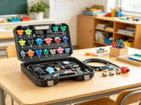 28-Piece Universal Radiator Pressure Tester Kit, Manual Pump with Color-Coded Test Caps, Coolant 61895304