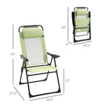 ZUN Folding Lounge Chairs / beach chair （Prohibited by WalMart） 28395473