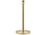 8PCS Velvet Ropes and Posts, 5 ft/1.5 m Red Rope, Stainless Steel Gold Stanchion with Ball Top, Red W3280P326568