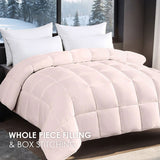 Pink plus-size comforter for all seasons, perfect for cozy bedrooms, luxurious hotel rooms, single, 48806486