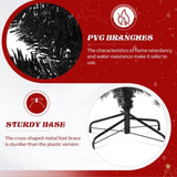 7.5 FT Artificial Christmas Tree with DIY 350 Warm White LED Lights, Hinged Xmas Pine Tree with Tree 47530637