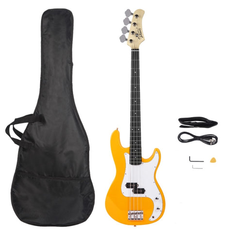 ZUN GP Electric Bass Guitar Cord Wrench Tool Yellow 48640321