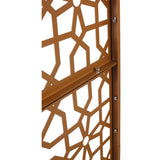 Outdoor & Indoor Privacy Metal Privacy 76" H48" W, Freestanding Decorative Privacy W465P193213