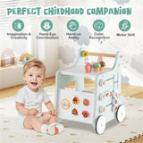 2-in-1 Baby Walker with 8 Fun Activities Side Shop Window 88953590