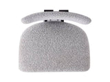 26.5'' Stylish Round Stools with Low Back - Comfortable Upholstered Seat & Black Metal Frame for N780P236628G