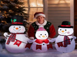 5 FT Christmas Inflatables Tree Outdoor Decorations Blow Up Tree Yard Decoration with Built-in 71694593