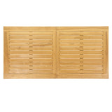 55 "x 27.5" rectangular teak tabletop 09965876