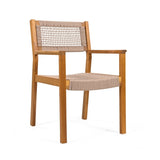 ZUN BRAIDED DINING CHAIR Light Brown N779P202840T