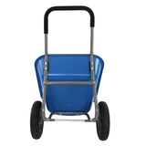 wheel barrow Two wheeled trolley for blue garden 15 inch pneumatic wheel WB189BL W227P331542