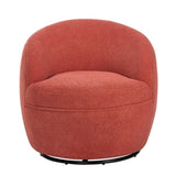 Galleria 360 Swivel Teddy Sherpa Barrel Chair, Coral T2574P241758