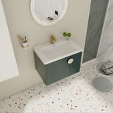 28 Inch Bathroom Vanity with Ceramic Sink, For Small Bathroom, Bathroom Vanity with Soft Close Door W999P146023