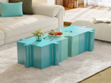 Puzzle Art Side Table, Modular Concave Edge MGO Table - Buy Singles or Combine for Custom Layouts, N770P347932G