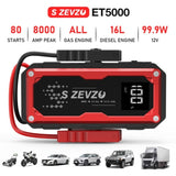 8000A Jump Starter with Air Compressor 24000mAh 150PSI 63373963