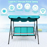 3-person garden swing Blue 05549336