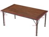 ZUN Modern Dining Table, Rectangular Wood Dining Table ,Kitchen Table,Ideal for Kitchen Dining Room, W1708132085