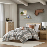 Full/Queen Plaid Comforter Set B035P203245