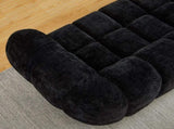Chenille Pure Foam Sofa, Quilted Cloud Sofa, Deep-Seat Chenille Pure Foam Sofa, Comfortable W834P442224