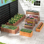 ZUN 26" Wooden elevated garden bed 72694384