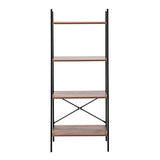Simple And Beautiful Four Story Steel Wood Bookshelf 20516575