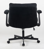 Cross-Legged Friendly Office Chair with Criss Cross Frame, Rolling Casters & Fold-Down Arms, 85266268