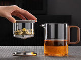 Bonston heat-resistant glass teapot, magnetic switch, gift box, 16.9oz 43960551