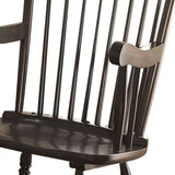 Black Spindle Back Rocking Chair B062P186523