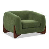 Alpine 44" Sherpa Arm Chair, Moss Green Fleeced Teddy B2719P280161
