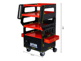 4-Level Multi-functional Diagnostic Trolley,Car Diagnostic Equipment Cart, With 360&deg Rotating and 04274997