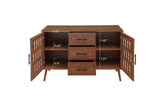 ZUN 2 door 3 drawer cabinet, Accent Storage Cabinet, Suitable for Living Room, Bedroom, Dining Room, W688P181191