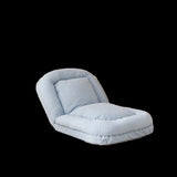 Triple Fold Down Sofa Bed,BLUE W244P196091