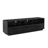 63" Mid-Century Modern TV Stand for TVs up to 75", Thick Sturdy Farmhouse Entertainment Cabinet, W1801P291993