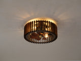 20" Modern Flush Mount Fan Light,Ceiling Fans with Lights and Remote Control, 6 W3596P462041