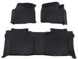 3x Floor Mats Liners Kit fit for Chevy Silverado 1500 Crew Cab 2019-2025 TPE New 17744808