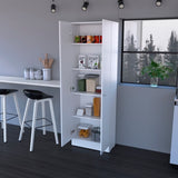 Virginia Double Door Storage Cabinet, Five Shelves B128P148833