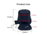 Shiatsu Back Massager with Kneading and Heating-Dark Blue W607P188756
