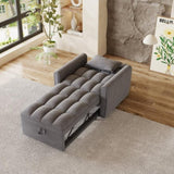 38.2-inch foldable large-size sofa bed, modern velvet single sofa, sofa bed with adjustable W2564P298434