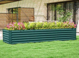 95" x 36" x 12" Spacious Raised Planter Easy-Clean Garden Bed for Flowers, Herbs & Succulents 90690107