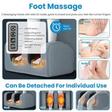 Full Body Electric Massage Mat with Heat Vibration Massage Pad for Back, Neck, Foot & Lumbar 39978593