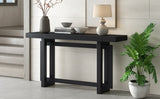 U_STYLE Contemporary Console Table with Wood Top, Extra Long Entryway Table for Entryway, Hallway, N711P230809B