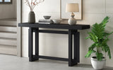 ZUN U_STYLE Contemporary Console Table with Wood Top, Extra Long Entryway Table for Entryway, Hallway, WF305653AAB