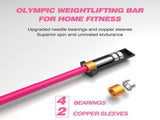 Color Barbell Bar Plates 4Ft Solid Iron Fitness Weightlifting 32707088
