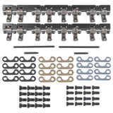 Shaft Mount Style 1.5 Ratio Stainless Steel Roller Rocker Arms Fit for Chevy SBC 350 44305292