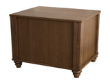 Fluted Nightstand 2-Piece Set, 21.65" Wide Side Table with 3 Drawers, Mid Century Modern Wood W5819P481407