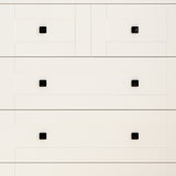 ZUN Chest Of Drawer with 5 drawers white color farm door W2139P241084