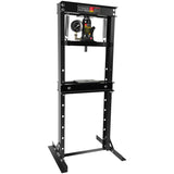 ZUN Steel H-Frame Hydraulic Garage/Shop Floor Press with Stamping Plates, with a pressure gauge,12 Ton W1239P173469