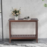Acacia Wood Console Table, Entryway Living Longs for Living Room, Indoor Outdoor Furniture W2640P209684