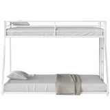 Same as B083P160614 Adam Sturdy Twin over Full Bunk Bed Metal White for Kids Adult, Low Profile B083P170884