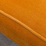 ZUN Elon Contemporary Velvet Upholstered Accent Chair, Gold T2574P164256